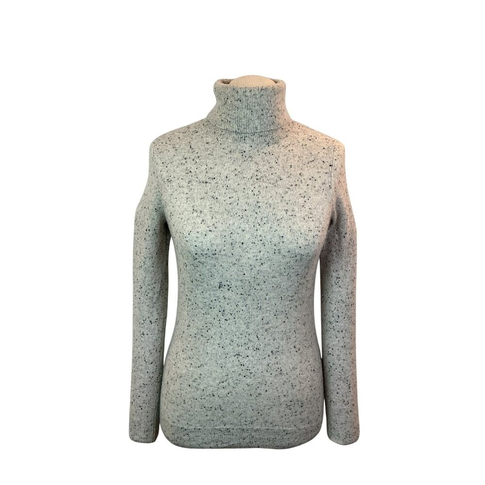 C By Bloomingdales 100% 2 Ply Cashmere Turtleneck Sweater Womens Small